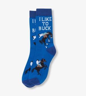 Men's I Like To Buck Crew Socks