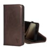 Galaxy S24 Leather Case (with Stand Function) - Dark Brown
