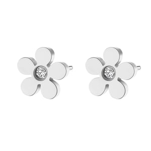Forget-Me-Not Stud Earrings Silver
