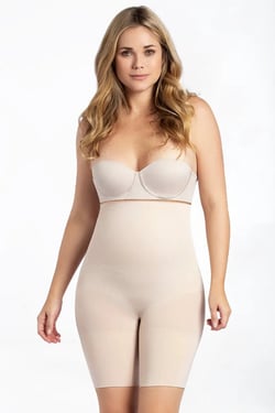 High Waist Thigh Slimmer Comfort Evolution - Nude / 3XL