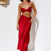 Keep Living Large Maxi Skirt Red