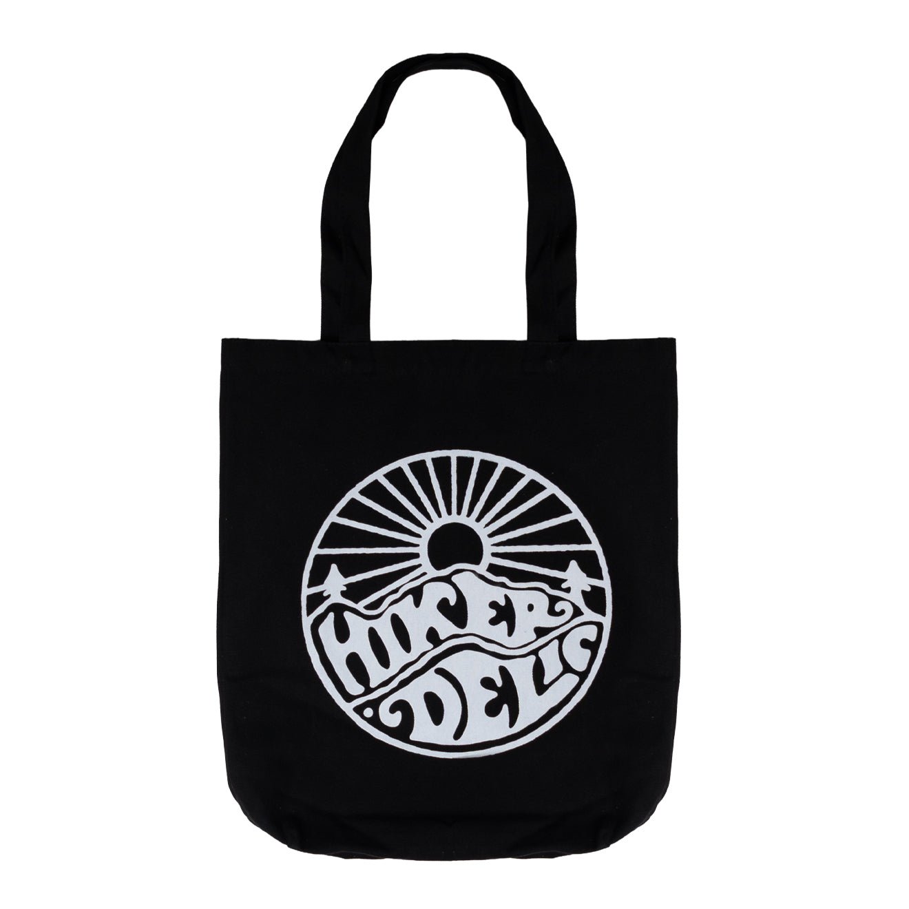 Hikerdelic Quad Logo Tote Bag Black