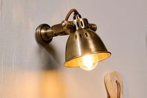 nkuku Tubu Brass Spot Light | Lights | One Size | Antique Brass
