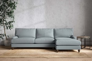 nkuku Marri Right Hand Chaise Sofa | Make To Order | Grand | Recycled Cotton Horizon