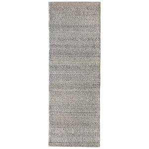 Chunky Knit Runner Grey/Natural - 67x200cm