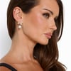 Deck The Halls Bow Earrings Gold