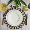 Harmony Handwoven Iraca Placemat - Dark Green