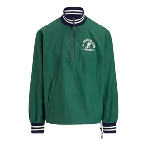 Polo Ralph Lauren Ripstop Quarter-Zip Graphic Jacket Kelly Green