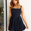 Volume Please Mini Dress Black