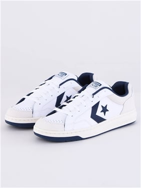 Converse Mens Pro Blaze Classic Oxford Trainers - White / Navy / Vaporous Gray - 9