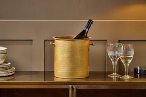 nkuku Nalgora Wine Cooler | Kitchen & Dining Accessories | One Size | Antique Brass