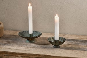 nkuku Matu Candle Holder | Candles Holders & Lanterns | Large | Antique Patina