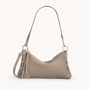 Hammitt Kyle Pewter Pebble Brushed Silver Sml