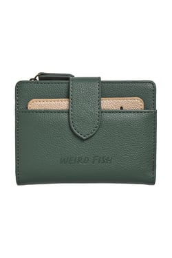 Weird Fish Tabytha Plain Coin Purse Army Green Size ONE