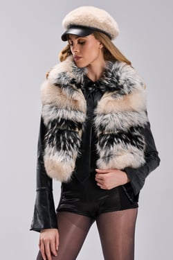 AKIRA Kiki Faux Fur Vest | Size 1X