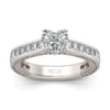 Jeulia Heart Cut Sterling Silver Ring