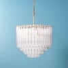 Regular Oldfield chandelier in clear glass