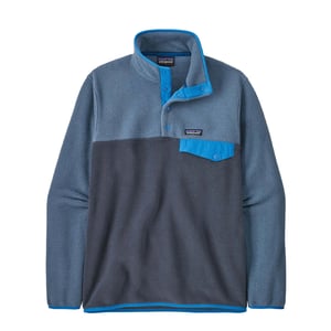 Patagonia Lightweight Synchilla Snap-T Fleece  Pullover Smolder Blue