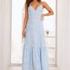 Sunlit Secrets Maxi Dress Blue