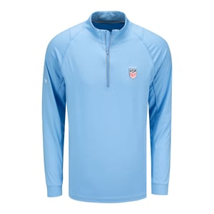 Unisex Levelwear USWNT Theory Blue 1/4 Zip / 2X