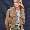 Battle Dress Cropped Smock Jacket