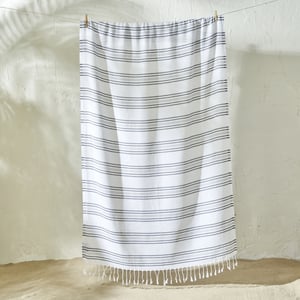 Stripe Turkish Cotton Peshtemal - Green