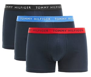 Tommy Jeans 3 Pack Boxers - Black / Top Water / Primary Red - S