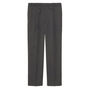 Goldwin Woolly Twill One Tuck Pants Black Gray