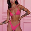 Retro Reef Swim Top Pink