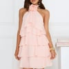 Pretty Wink Halter Mini Dress Pink