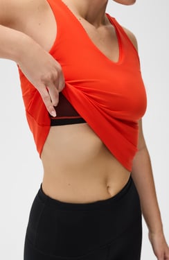 Adorn Tank Poppy - poppy / XL