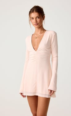 Fateful Mini Dress (Baby Pink) - US 0