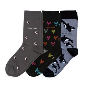 Midnight Classic 3 Bamboo Sock Set | UK Adult 7-11