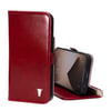 iPhone 14 Pro Max Leather Case (with stand function) - Red