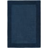 Borders Wool Rug Navy - 120x170cm