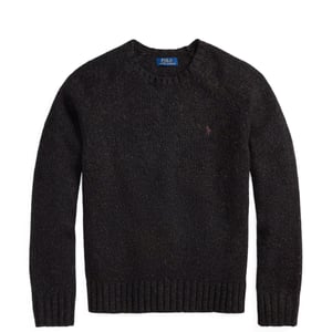 Polo Ralph Lauren Marled Wool-Blend Sweater Charcoal Marl