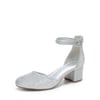 DREAM PAIRS Women   s Round Toe D   Orsay Block Heel Pumps