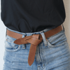 Fiona Wrap Belt in Brown