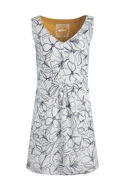 Weird Fish Indus Printed Jersey Tunic Light Cream Size 8