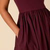 Burgundy Colorado Midi Dress