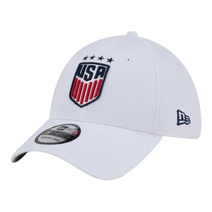 Adult New Era USWNT 39Thirty Activate White Hat / L/XL