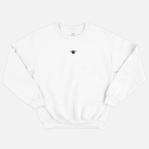 Tiny Embroidered Bumble Bee Sweatshirt (Unisex)