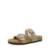 DREAM PAIRS Adjustable Vegan Leather Slide Sandals