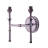 Double Chukka Wall fitting in bronze