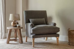 nkuku Nalla Wool Armchair | Seating | One Size | Charcoal