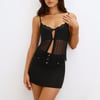 Cherry Noir Cami Top Black
