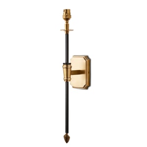 Besidem wall fitting in antique brass