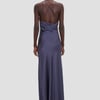 Victoria Beckham Draped Cami Gown In Eclipse - 8 - Womens