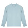 Sunspel Womens Loopback Sweatshirt Storm Blue