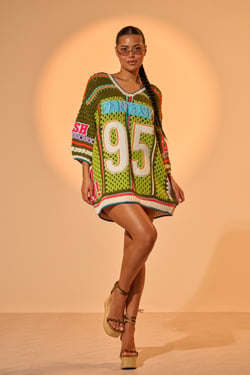 AKIRA Yessss Crochet Sweater | Size Large/XL